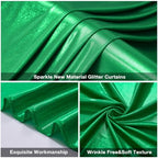 10x10FT Green Sequin Backdrop Curtain for Party - 2 Panels 5x10FT Wrinkle-Free Shimmer Drapes for Birthday, Wedding, Christmas, Decorations & Photography - Image 7