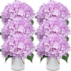 Set of 6 Artificial Flower Table Centerpieces (Lilac, 6 X Flower Table Centerpieces) by XOETCP