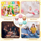Party Decorations Cake Paper Hanging for 12 Inch, 6 Pcs Ice Cream Donut Paper Lanterns, Cupcake Anniversary, Celebration, Birthday Party Baby Shower Ornaments for - Image 4