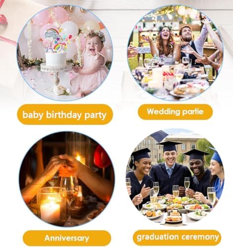 4 Pack Larger Bamboo Solid Serving Platter, 15.5'' Love Serving Trays, Charcuterie Serving Boards Snack Food Cake Cookies Platter for Anniversary Wedding Baby Shower Birthday Party Decoration - Image 4