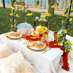 12 Pack Red Cheesecloth Table Runner 10Ft 23 x 120 Inch - Image 7