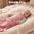 Baby Swaddle Sleep Sack 3-6 Months, Cotton Swaddles for Newborns - Image 5