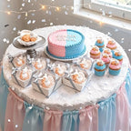 Baby Shower Favor, Set of Stone Angel with Wing Baby Favor Magnet, Baptism Return giveaways Pink White Blue Girl Boy Favor Magnets, Gender Reveal, Communion Gifts (White Wing Blue Baby, Set of 20) - Image 4