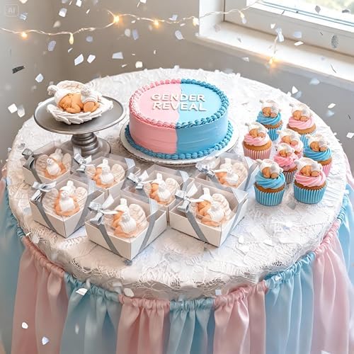 Baby Shower Favor, Set of Stone Angel with Wing Baby Favor Magnet, Baptism Return giveaways Pink White Blue Girl Boy Favor Magnets, Gender Reveal, Communion Gifts (White Wing Blue Baby, Set of 20) - Image 4