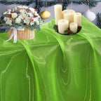 30 Yard Organza Fabric 44" Wide for Wedding Event Décor - Apple Green by MDS