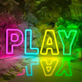 SYLHOME Play Led Neon Light Sign Colorful Kids Room Playroom Wall Decor by SYLHOME