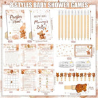 Funnymoom 426 Pcs Baby Bear Shower Games Set for Boy Girl, 8 Games - Image 3