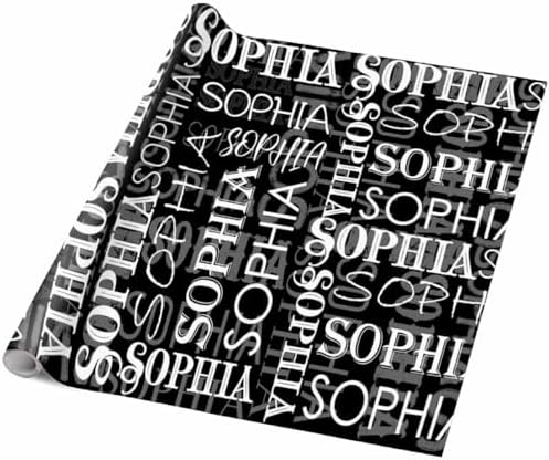 AOFUN Wrapping Paper Roll with Printed Name Funny Gifts Valentine'S Wrapping Paper Love Wrapping Paper Valentines Paper 5 Rolls 58" x 23" - Image 5
