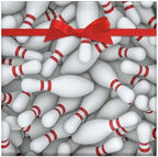 Bowling Pins Pattern Christmas Wrapping Paper Matte,Color Gift Wrapping Paper,Perfect For Wedding,Valentine'S Day,Birthday,Baby Shower,Diy Bouquet(Bowling,3 Rolls) - Image 4