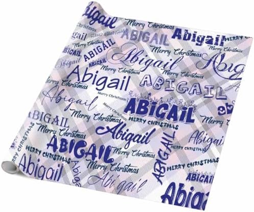 AOFUN Wrapping Paper for Men, Anniversary, Baby, Christmas, Personalized Birthday Gifts - Custom Name, 5 Rolls 58" x 23" - Image 5