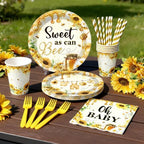 Cocomigo 257Pcs Bee Baby Shower Decorations, All-in-One Set for 25 Guests - Image 5