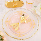 Hioasis 175 Pcs Pink Gold Plates for Party - Image 4
