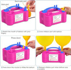 Chamvis Balloon Arch Kit and Electric Balloon Pump, 7.4ft Balloon Arch Stand with Base - for Wedding Baby Shower Birthday Party Decorations - Image 5