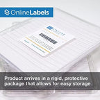 OnlineLabels 3.375" x 2.3125" Labels - Aggressive White Matte - 250 Sheets - Image 5