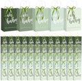 Gersoniel 50 Packs Baby Shower Gifts Bags Bulk 5.91 x 3.15 x 8.27 Inches Baby Shower Favor Bags with Handle Ribbon Thank You Gift for Party Favor for Guests Gifts Gender Reveal (Green) by Gersoniel