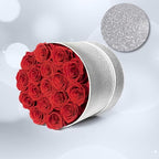 Prifroti 17 Red Flowers in Glitter Box, Birthday Gifts for Women, Preserved Flowers, Mothers Day Roses Gift for Mom - Image 2