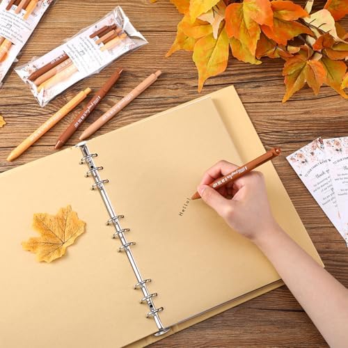 Watersay 144 Pcs Thanksgiving Little Pumpkin Baby Shower Favor Fall Baby Shower Pens Gifts Bulk with a Little Pumpkin Is on The Way Thank You Card for Thanksgiving Gender Reveal Party Supplies Decor - Image 4