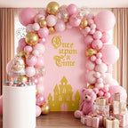 Breling Once Upon a Time Birthday Decor 6.6 ft Princess Arch Cover Backdrop - Image 2