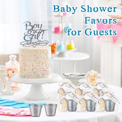 Vesici Baby Shower Party Favors Bottle Openers Keychains, 25 Sets, Boy - Image 6