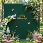 Besutolife Square Arch Backdrop Cover, 8×8 FT Spandex Arch Covers Stretchy Fitted Balloon Arch Stand Cover for Wedding, Birthday Party, Baby Shower, Photo Booth, Graduation Ceremony, Dark Green by Besutolife
