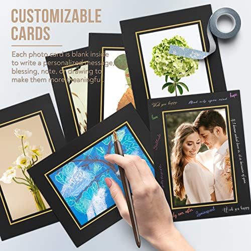 Golden State Art, Paper Picture Frames, 4X6, Black Gold Lining, 100 Pack - Image 5