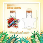 Yinkin 30 Pcs 5.5 oz Star Sand Art Bottles Plastic Clear Bulk, Cork Lid - Image 2