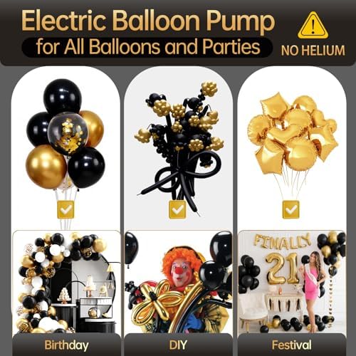 Bezente Pearl Hot Pink Balloons Latex Party Balloons - 100 Pack 12 inch Round Helium Magenta Fuchsia Dark Pink Balloons and Electric Balloon Pump Multiple - Image 6