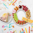 13.8" Extra Large Acrylic Letter Charcuterie Board Box, Reusable Fillable Letter Cake Candy Dish Display Serving Tray for Birthday Anniversary Party Decoration (Q) - Image 4