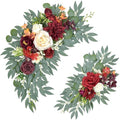 Artificial Arch Flowers for Wedding Backdrop by Finphoon