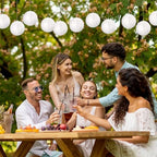 Treela 90Pack White Chinese Paper Lantern for Wedding Party Decor, 4 Inch - Image 6