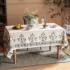 patdrea Vintage French Printed Tablecloth,Rectangular,94"x63" - Image 4