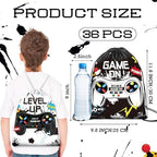 Roowest 36 Pcs Video Game Party Favor Bags for Kids, Black, White - Image 2