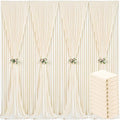10 Panels Champagne Backdrop Curtain for Baby Shower Wrinkle Free 50ft x 10ft Backdrop Drapes Panels for Parties Wedding Bridal Shower Birthday Photo Photography Fabric Background Decoration by Suppromo