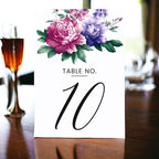 Flower Design Table Number Cards Double Sided Party Table Numbers for Reception Baby Shower Anniversary Birthday Bridal Party 4x6 100 Pcs - Image 2