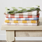 DII Buffalo Check Collection, Classic Farmhouse Tablecloth, 60 x 104, Stone - Image 6