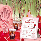 She's Ready to Pop Baby Shower Cups with Straws, 50 Pcs 12 oz Disposable Plastic Cups with Bar Sign – for Soda Theme, Pregnancy Announcement, Bridal Showers and Bachelorette Parties (Pink) - Image 5