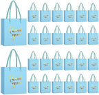 Honoson 60 Pcs Mini Thank You Gift Bag with Handle Bulk,Light Blue by Honoson