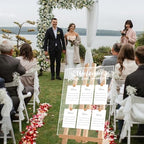 Wedding Seating Chart Display Board, 24x18Inches Acrylic Table Seating Chart for Wedding Reception, Clear Wedding Sign Seating Chart, Welcome Find Your Seat Display Board (Transparent) - Image 7