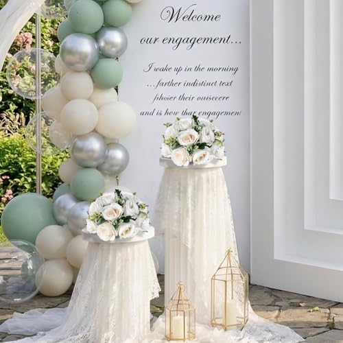 6 PCS White Roses Flower Balls for Centerpieces - Image 6