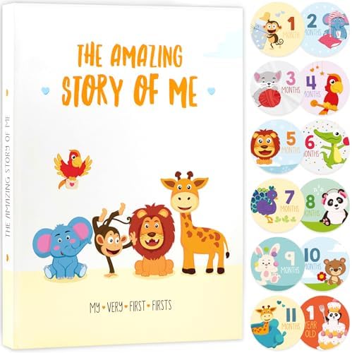 Baby Memory Book for Boy or Girl First 5 Years Baby Keepsake Journal by KiddosArt