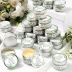 MTLEE Eucalyptus 24 Pcs Baby Shower Party Favors Candles Lavender Scented Baby Shower Favors for Guests Rustic Tealights Candles Gender Reveal Return Gifts(Sage Green, 1.2 oz) - Image 4