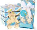 Baby bottle Opener Baby Shower Party Gift Bottle Opener Cute Bear Shape Bottle Opener Guest Wedding Party Gift Back Children's Birthday Party decoration（blue 24/packs） by Uezea