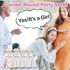 50 Set Baby Shower Favors for 50 Guests, It's a Girl Acrylic Shot Glasses - Image 6