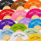 10-200 PCS Wedding Fans for Guests Personalized Custom Name & Date - Image 7