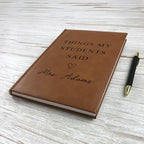 Personalized Teacher Journal - Thoughtful Teacher Gift for Appreciation & Memories - Things My Students Said Journal - Teacher Notebook for Classroom & Lesson Planning - Unique Teacher Essentials - Image 5