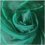 20 Yard Organza Fabric 44" Wide for Wedding Event Décor - Emerald Green - Image 3