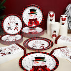 Funnymoom 250 Pcs Winter Snowman Party Decorations For Christmas - Image 6