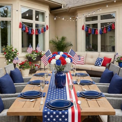 I00000 150Pcs Blue Plastic Plates, Disposable Plates with Silverware Set - Image 5