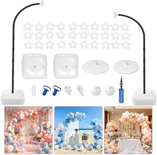 Balloon Arch Kit,Adjustable 8.2FT & 6FT Half Balloon Arch Stand by Unknown