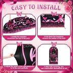 Tegeme 7.2ft Breast Cancer Awareness Decorations Arch Backdrop Cover - Image 3